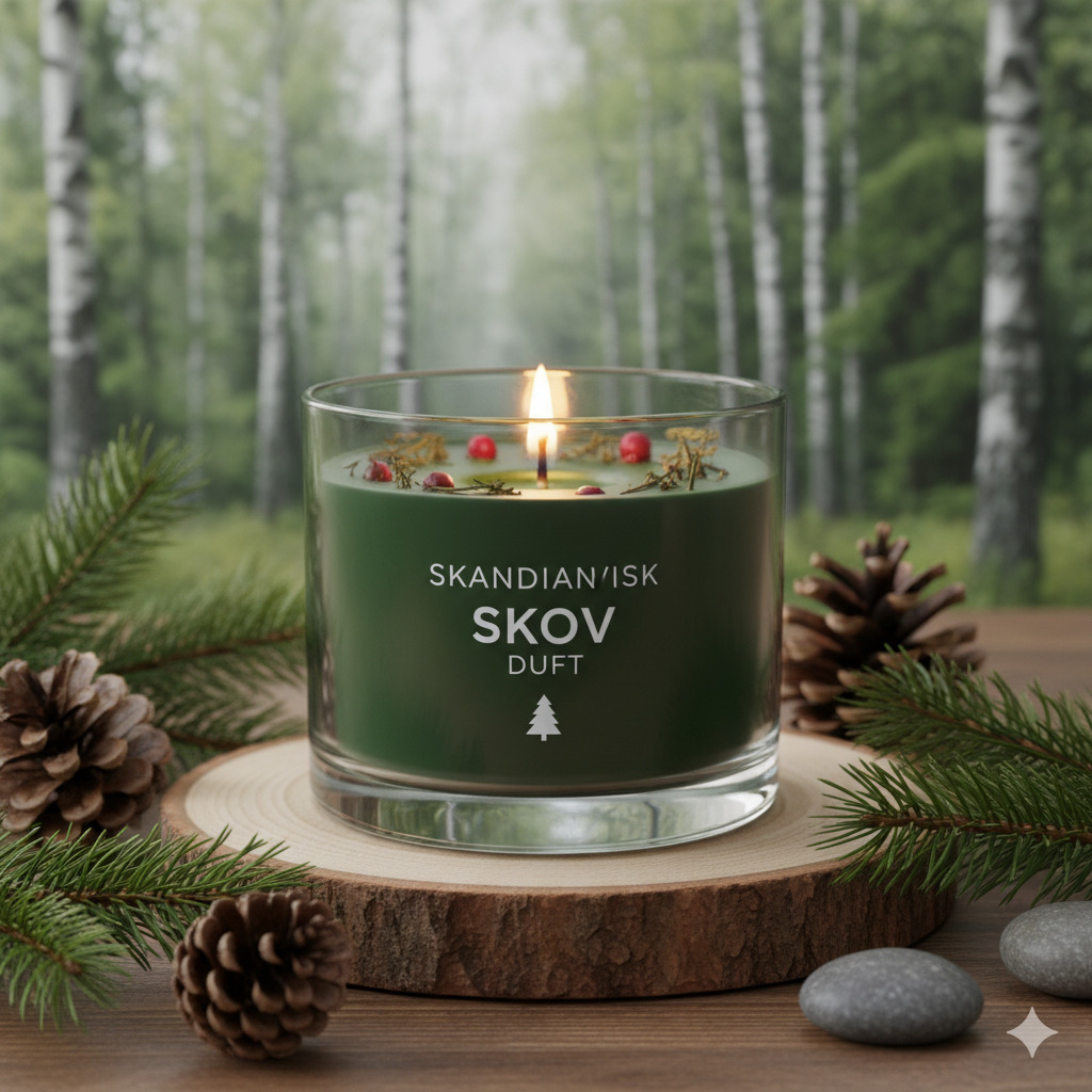Skandinavisk Skov Duft Stearinlys